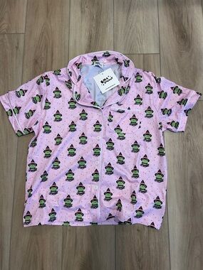 NWT Em + Sprout frog pajama top size M